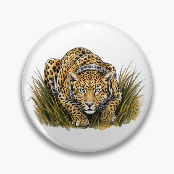 Item preview, Hunting Season - Tactical Leopard Illustration designed and sold by SoulPT.