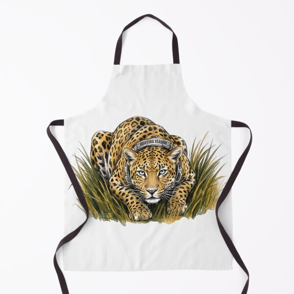 Item preview, Hunting Season - Tactical Leopard Illustration designed and sold by SoulPT.