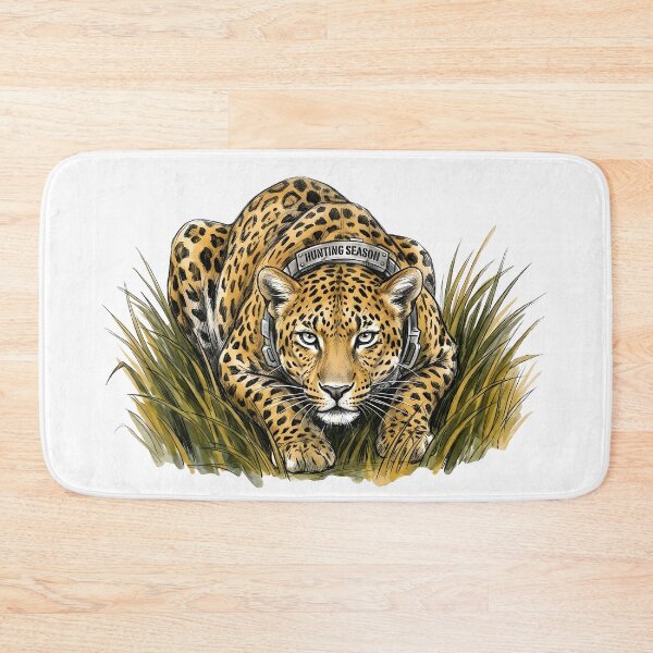 Item preview, Hunting Season - Tactical Leopard Illustration designed and sold by SoulPT.