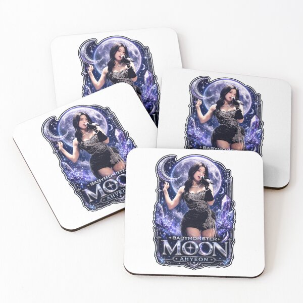 Item preview, Fanmade Ahyeon BABYMONSTER Gothic Sapphire Moon Merch designed and sold by Valereekmerch.