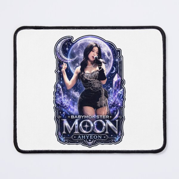 Item preview, Fanmade Ahyeon BABYMONSTER Gothic Sapphire Moon Merch designed and sold by Valereekmerch.