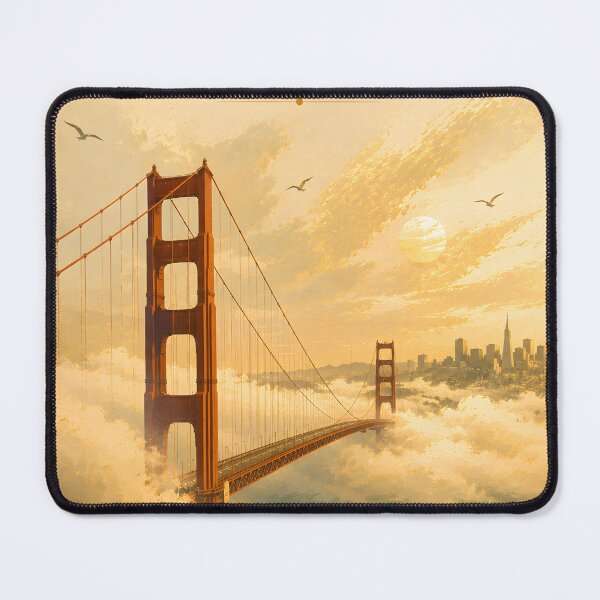 Item preview, San Francisco Golden Gate Vintage Travel Poster – California Retro Wall Art No. 811 designed and sold by bauschberts.