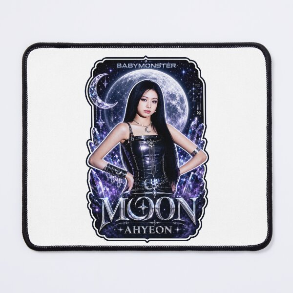 Item preview, Ahyeon BABYMONSTER Dark Blue Vampire Night Graphic Artwork designed and sold by Valereekmerch.