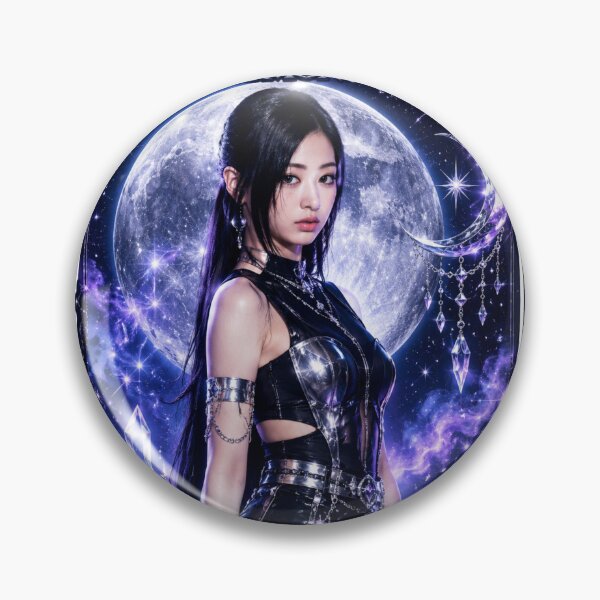 Item preview, Gothic Phantom Ahyeon BABYMONSTER Blue Eclipse Fan Art designed and sold by Valereekmerch.