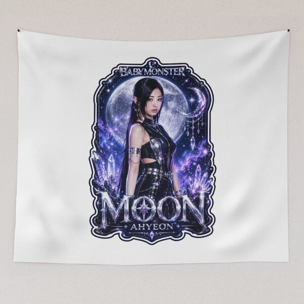 Item preview, Gothic Phantom Ahyeon BABYMONSTER Blue Eclipse Fan Art designed and sold by Valereekmerch.