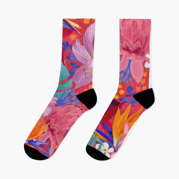 Item preview, Hot tropical flowers designed and sold by SweetCoolVibes.