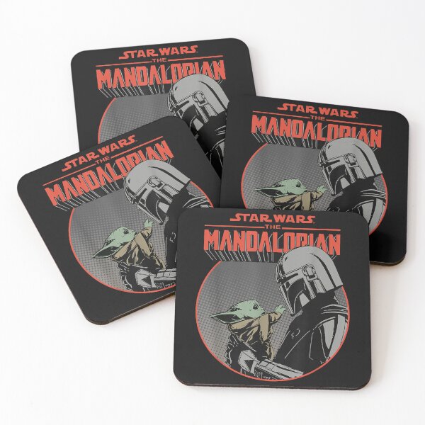 Item preview, The Manda.lorian Mando and Grogu Retro Style  designed and sold by AndrewMiddleton.