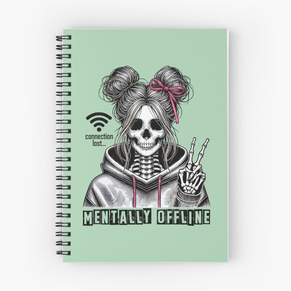 Item preview, Mentally Offline Skeleton Girl designed and sold by Sed94.