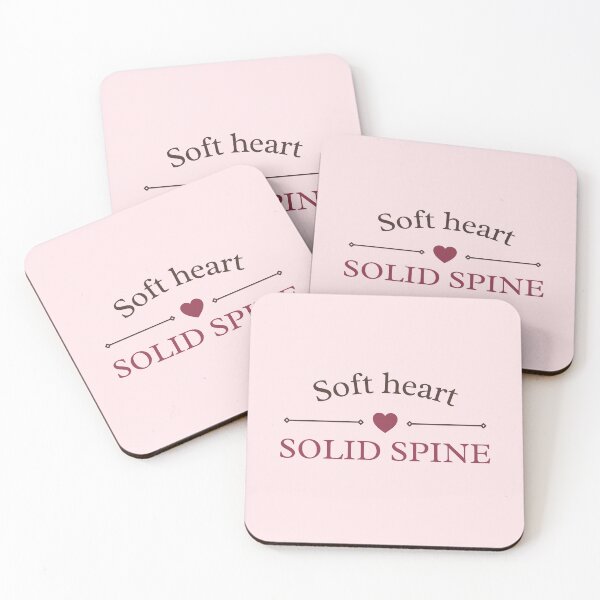 Item preview, Soft Heart Solid Spine | Muted Rose & Taupe Typography designed and sold by Sparkle First Co..
