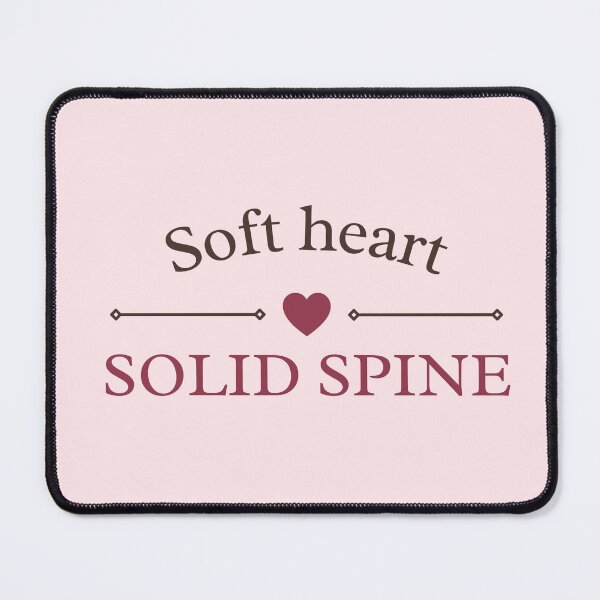 Item preview, Soft Heart Solid Spine | Muted Rose & Taupe Typography designed and sold by Sparkle First Co..