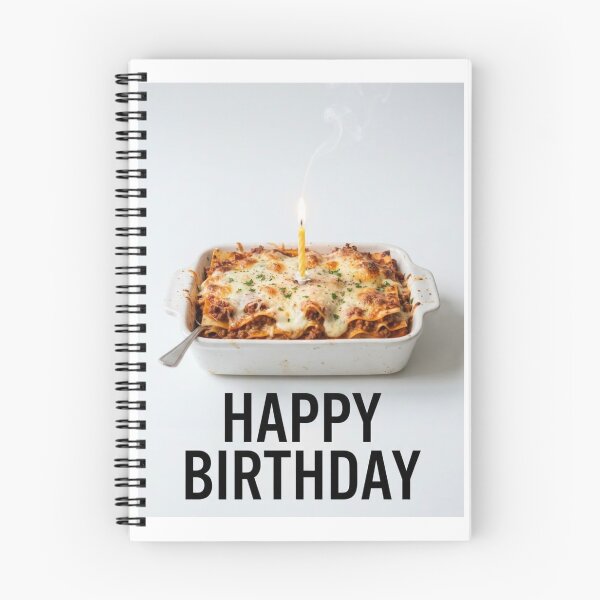 Item preview, Lasagna birthday cake funny prank meme gift weird designed and sold by CheeseBlueprint.
