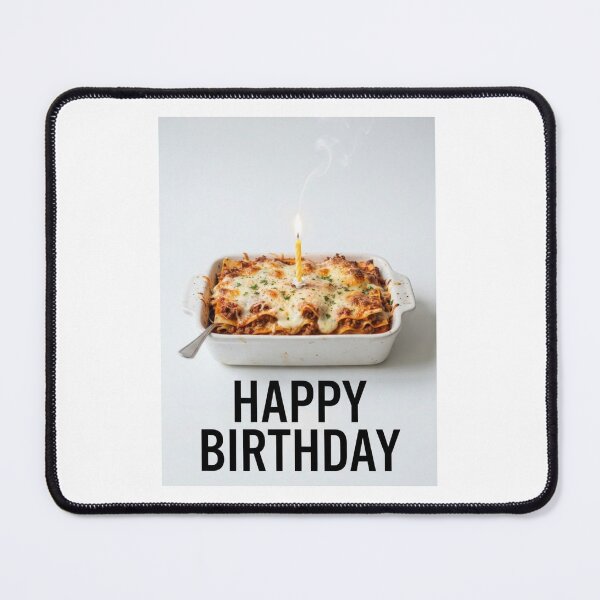 Item preview, Lasagna birthday cake funny prank meme gift weird designed and sold by CheeseBlueprint.