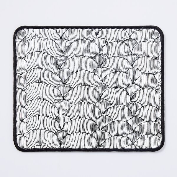 Item preview, Optical Fan Pattern - Freehand Black Ink Art designed and sold by BlackNordicLines.
