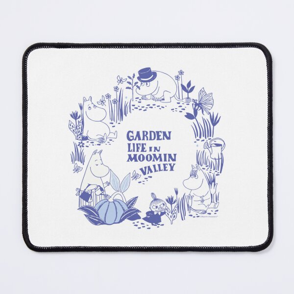 Item preview, Moomin Garden Life In Moominvalley Blue Print designed and sold by framiorville.