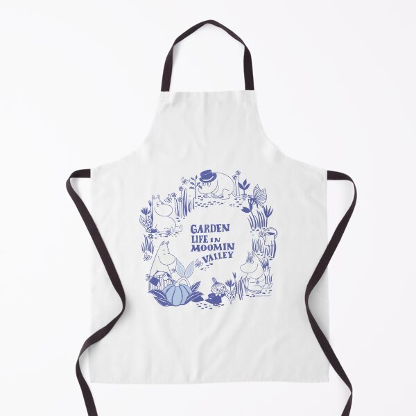 Item preview, Moomin Garden Life In Moominvalley Blue Print designed and sold by framiorville.