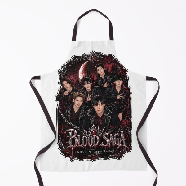 Item preview, Fanmade ENHYPEN Blood Saga World Tour Crimson Moon Poster Design designed and sold by Valeree Store.