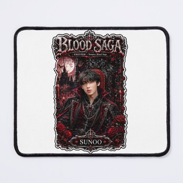 Item preview, Blood Saga Sunoo ENHYPEN Midnight Vampire Tour Fan Art designed and sold by Valeree Store.