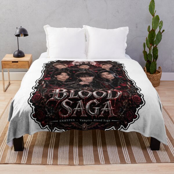 Item preview, ENHYPEN Full Group Blood Saga World Tour Vampire Coven Fan Art designed and sold by Valeree Store.