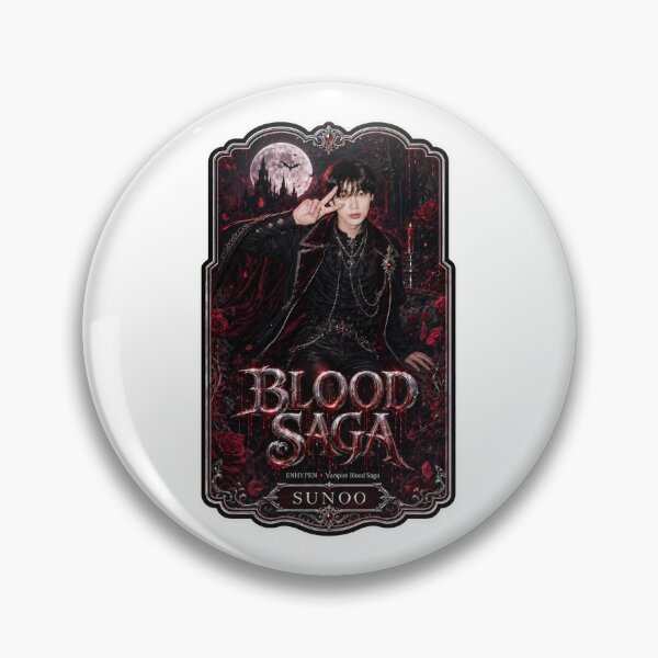Item preview, Sunoo ENHYPEN Blood Saga Crimson Eclipse Fanmade Poster designed and sold by Valeree Store.