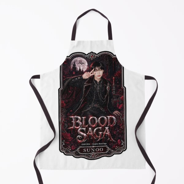 Item preview, Sunoo ENHYPEN Blood Saga Crimson Eclipse Fanmade Poster designed and sold by Valeree Store.