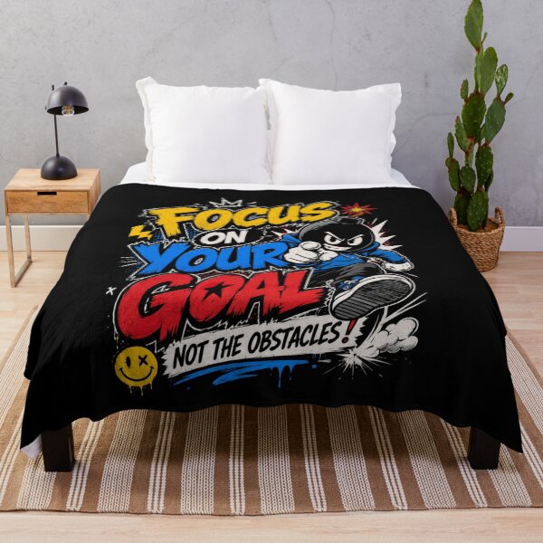 Item preview, Focus on Your Goal, Not the Obstacles designed and sold by DreamPrintForge.