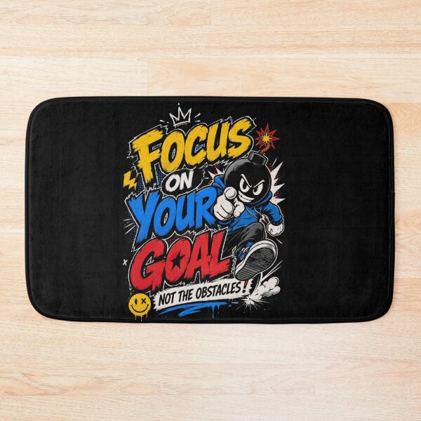 Item preview, Focus on Your Goal, Not the Obstacles designed and sold by DreamPrintForge.