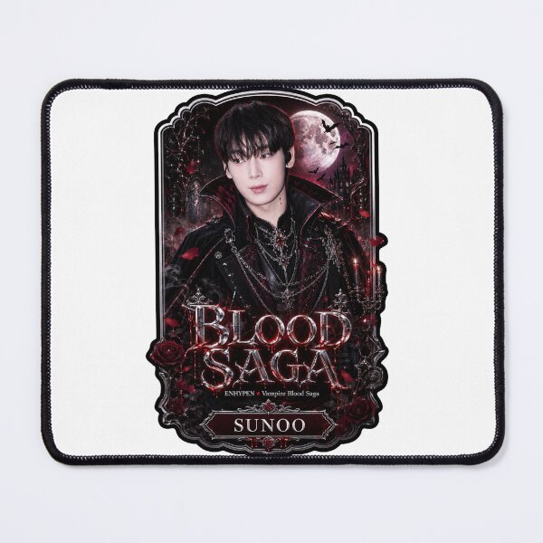 Item preview, Fanmade Sunoo ENHYPEN Blood Saga Dark Rose Gothic Merch designed and sold by Valeree Store.