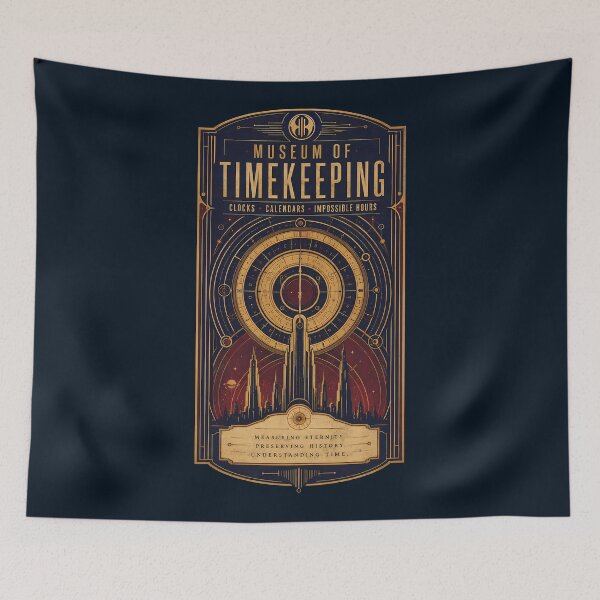 Item preview, Gallifrey Museum of Timekeeping Exhibit Poster designed and sold by agearb.
