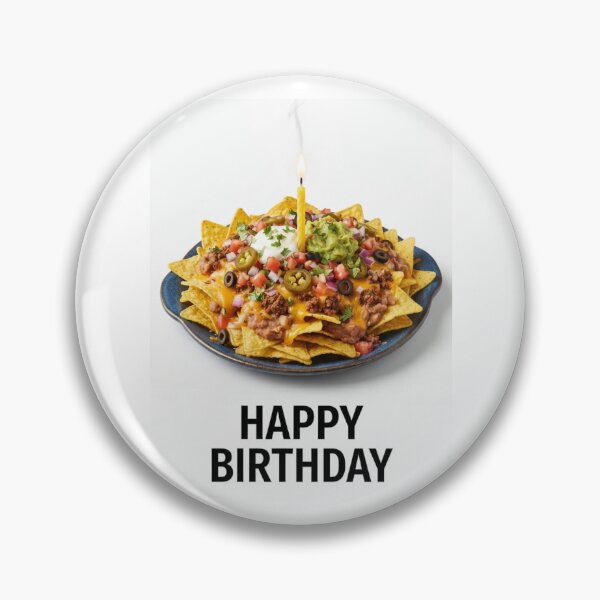 Item preview, Nachos birthday cake funny prank meme gift weird designed and sold by CheeseBlueprint.