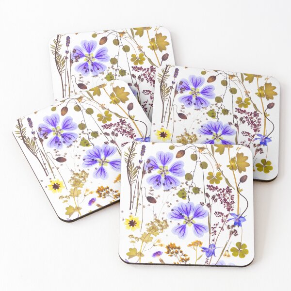 Item preview, Pressed Wildflowers Aesthetic Composition designed and sold by Catrinann.