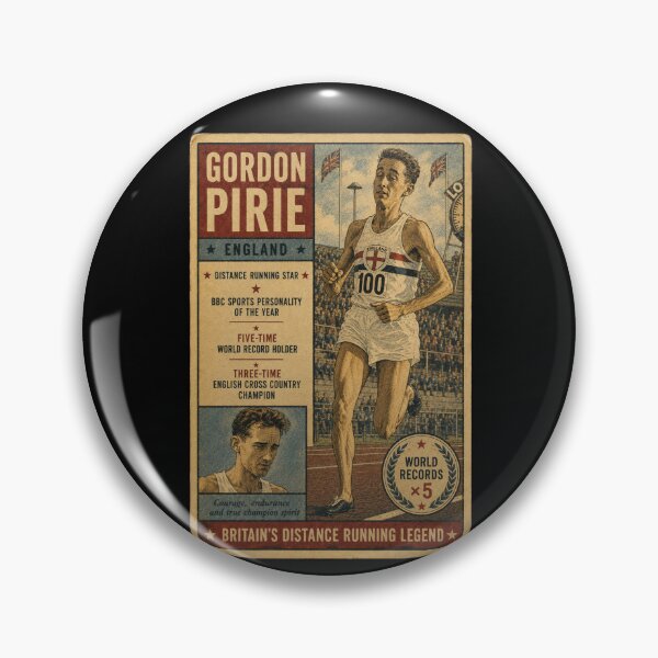 Item preview, Gordon Pirie - Trading Card designed and sold by halibutgoatramb.