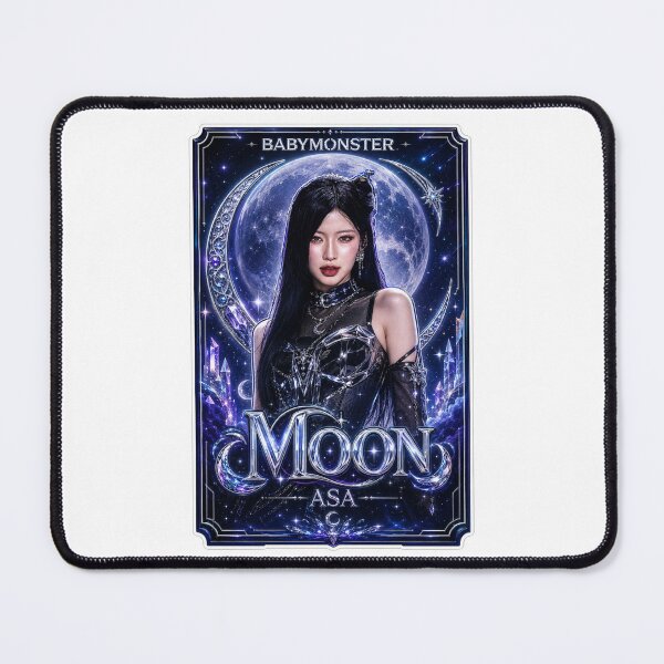Item preview, BABYMONSTER Asa Blue Vampire Rap Queen Fan Art designed and sold by Valereekmerch.