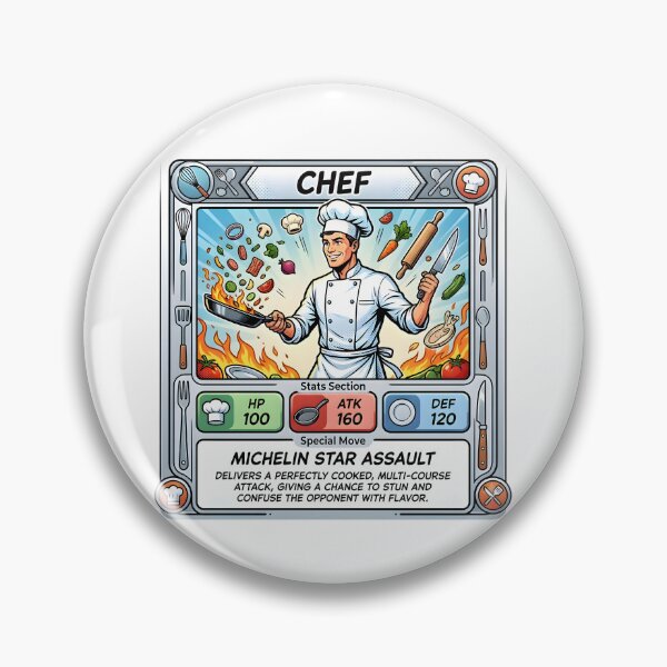 Item preview, Chef Collectible Trading Card designed and sold by DeerHouse.
