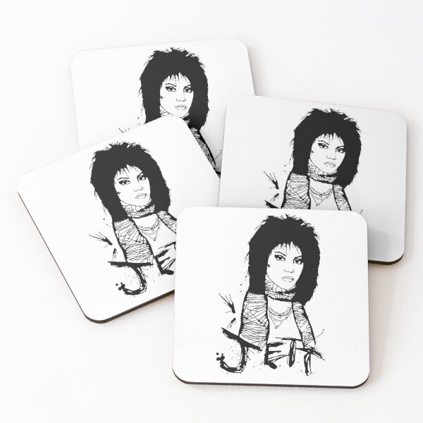 Item preview, Joan Jett High Contrast Portrait Punk Rock Poster designed and sold by GordonBruen.