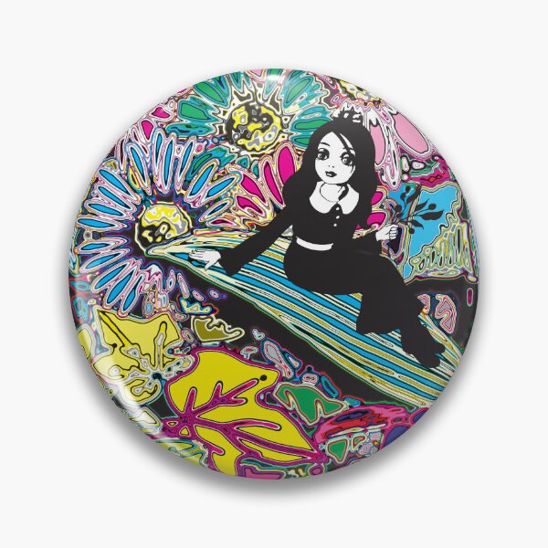 Item preview, Pop Art Doll in Her Abstract Daisy Garden designed and sold by cremedecolor.