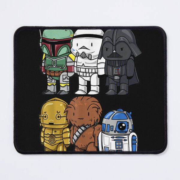 Item preview, Boba Trooper Vader Chewie Chibi Graphic designed and sold by AndrewMiddleton.