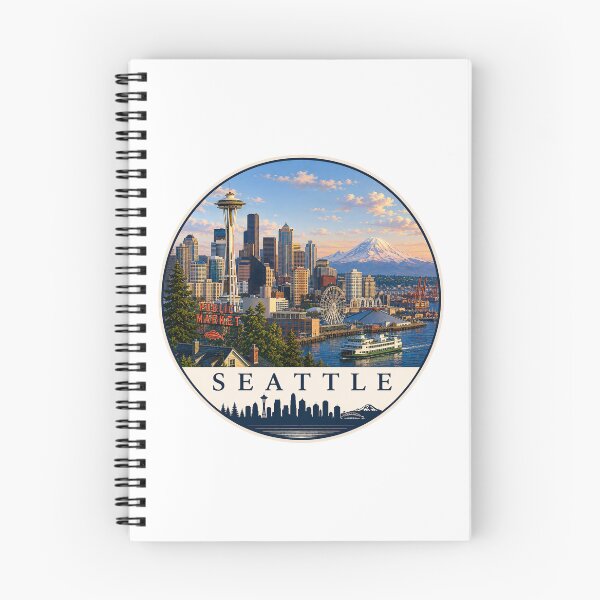 Item preview, Seattle Skyline Pacific Northwest Travel Sticker designed and sold by Beyond Destinations.