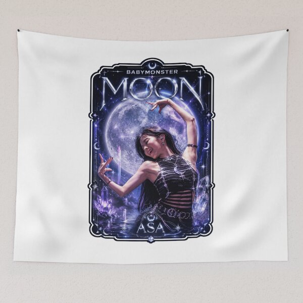 Item preview, Fanmade Asa BABYMONSTER Gothic Sapphire Vampire Graphic designed and sold by Valereekmerch.