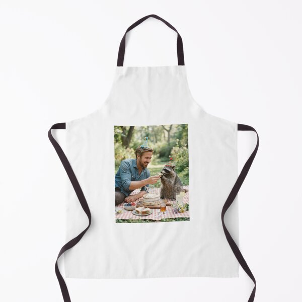 Item preview, Ryan gosling raccoon picnic llamas animal pet nature meme memes funny parody christmas birthday designed and sold by CheeseBlueprint.