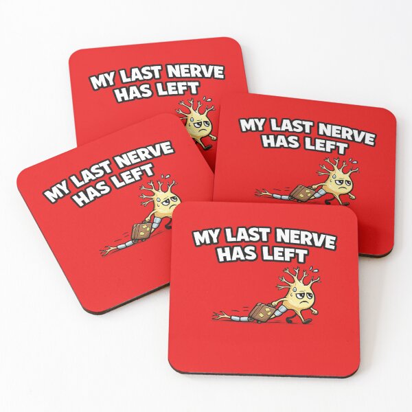 Item preview, My Last Nerve Has Left | Funny Meme Design designed and sold by VasiArtLab.