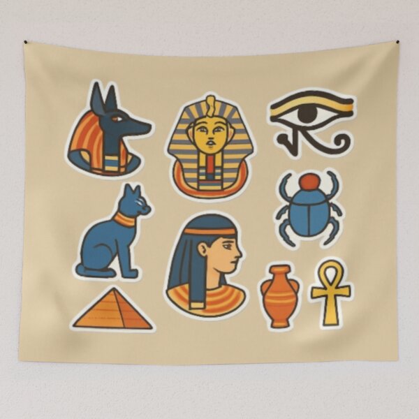 Item preview, Ancient Egyptian Culture Sticker Pack - Pharonic Symbols & Gods designed and sold by Yasmine Mohammed.