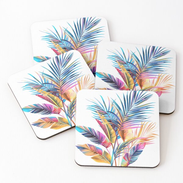 Item preview, Colorful Tropical Palm Leaves | Vibrant Botanical Art designed and sold by Awarrie.