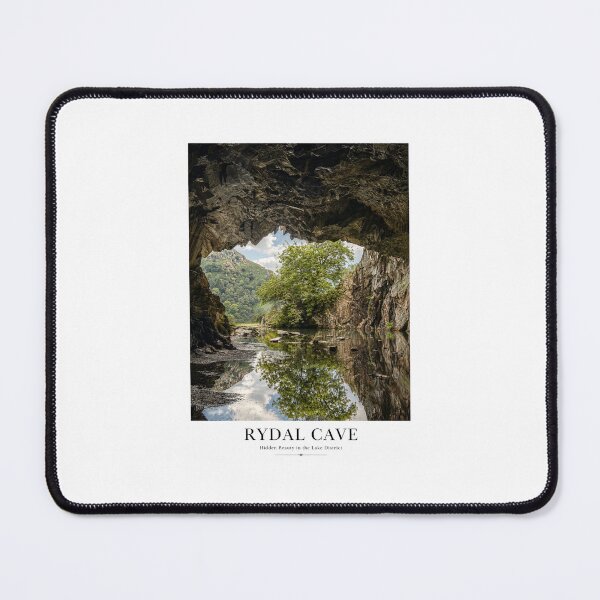 Item preview, Rydal Cave Poster | Hidden Beauty of the Lake District | Fine Art Travel Print designed and sold by Wandered North.