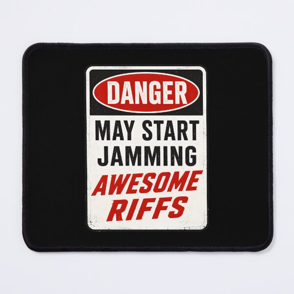 Item preview, Danger May Start Jamming Awesome Riffs designed and sold by wansilastomi.