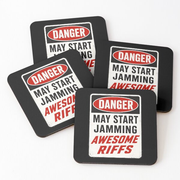 Item preview, Danger May Start Jamming Awesome Riffs designed and sold by wansilastomi.