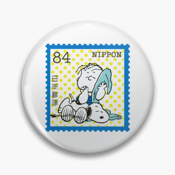 Item preview, Snoopy And Linus From The Beloved Peanuts Comic Strip. It Is A Japanese Postage Stamp With A Face Value Of 84 Japanese Yen designed and sold by PlasticandyShop.