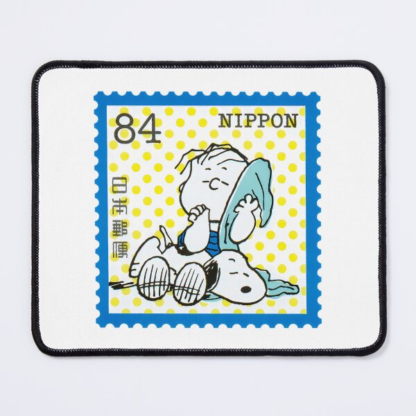 Item preview, Snoopy And Linus From The Beloved Peanuts Comic Strip. It Is A Japanese Postage Stamp With A Face Value Of 84 Japanese Yen designed and sold by PlasticandyShop.