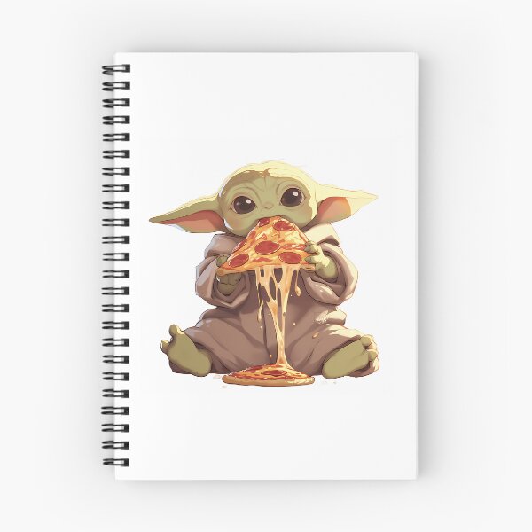 Item preview, Pizza Time With Grogu  The Cutest Slice In The Galaxy Sticker designed and sold by demiwither.