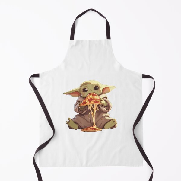 Item preview, Pizza Time With Grogu The Cutest Slice In The Galaxy Sticker designed and sold by demiwither.