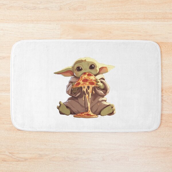 Item preview, Pizza Time With Grogu  The Cutest Slice In The Galaxy Sticker designed and sold by demiwither.